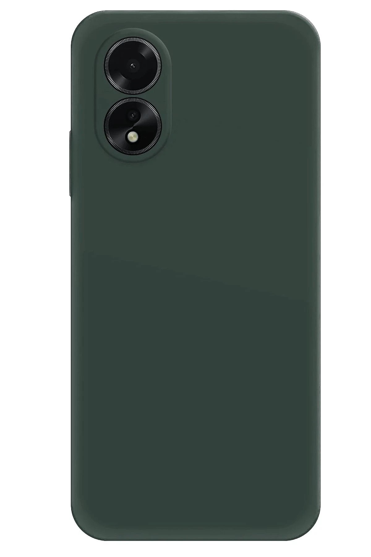 Newface Oppo A38 Kılıf First Silikon - Koyu Yeşil