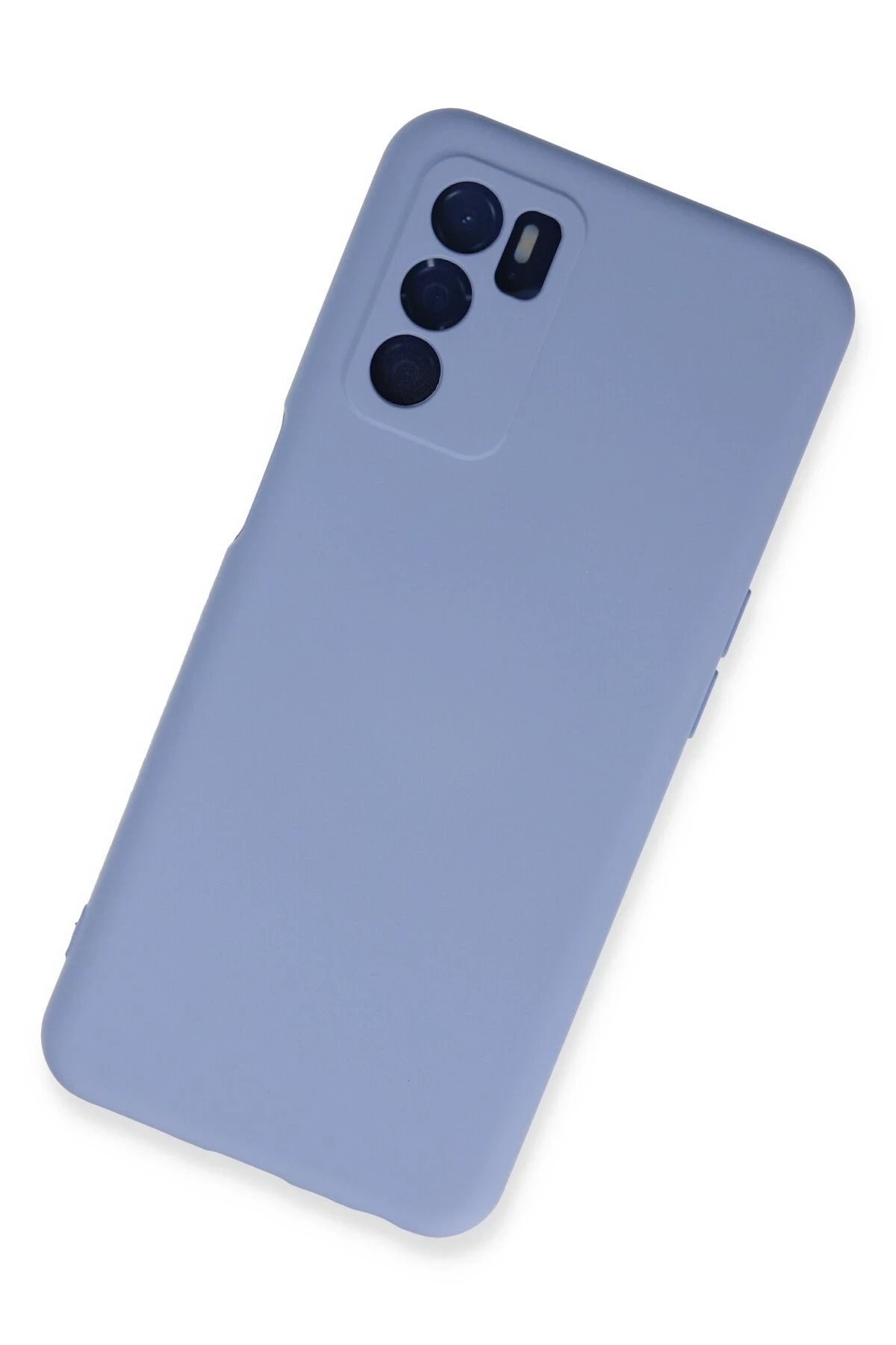 Newface Oppo A16 Kılıf Nano içi Kadife Silikon - Lila