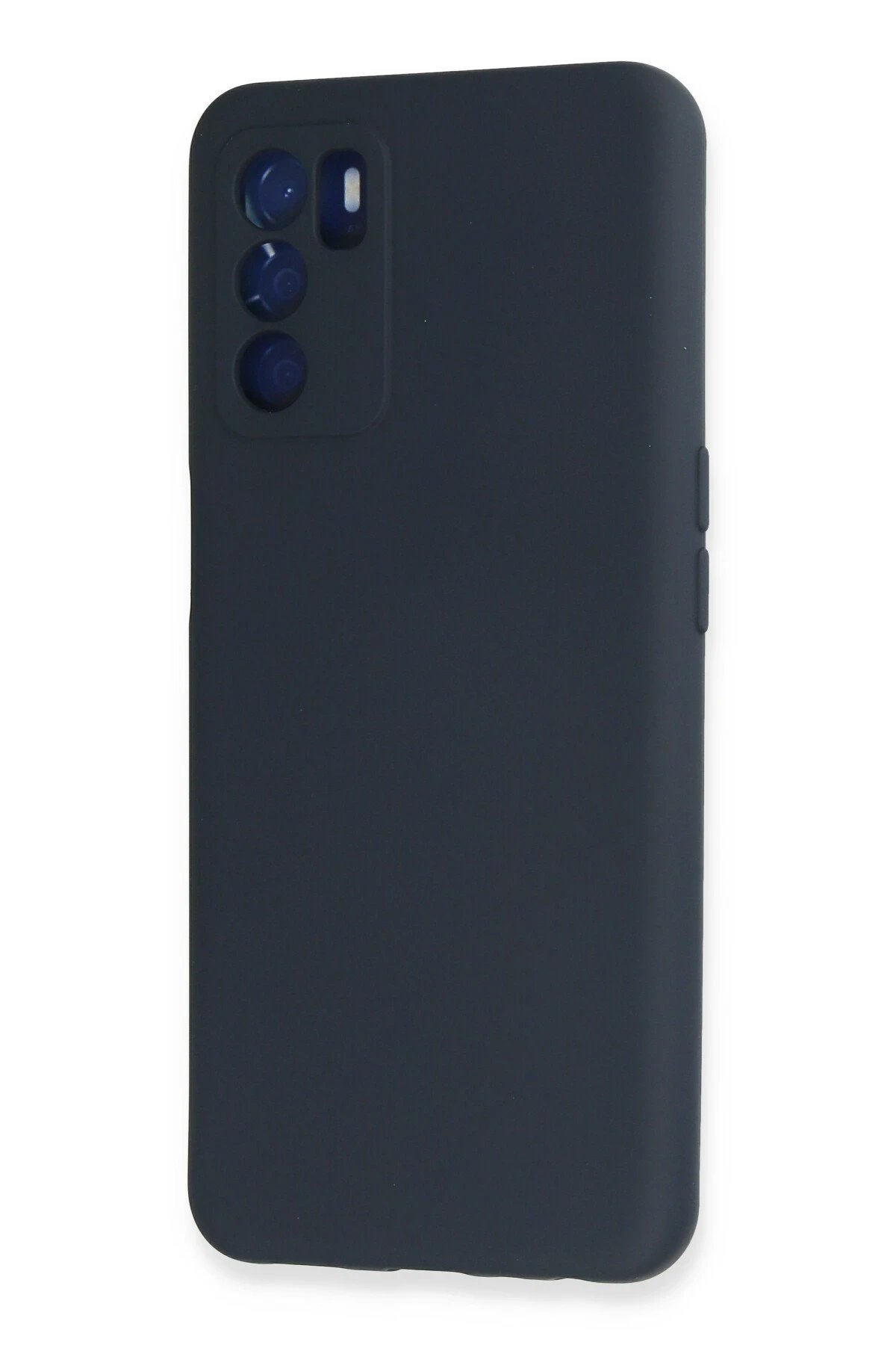 Newface Oppo A16 Kılıf Nano içi Kadife Silikon - Lacivert