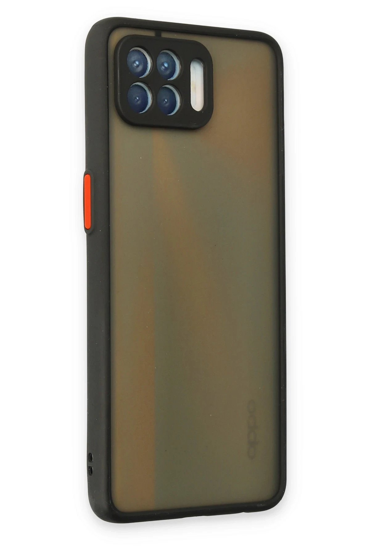 Newface Oppo Reno 4 Lite Kılıf Montreal Silikon Kapak - Siyah