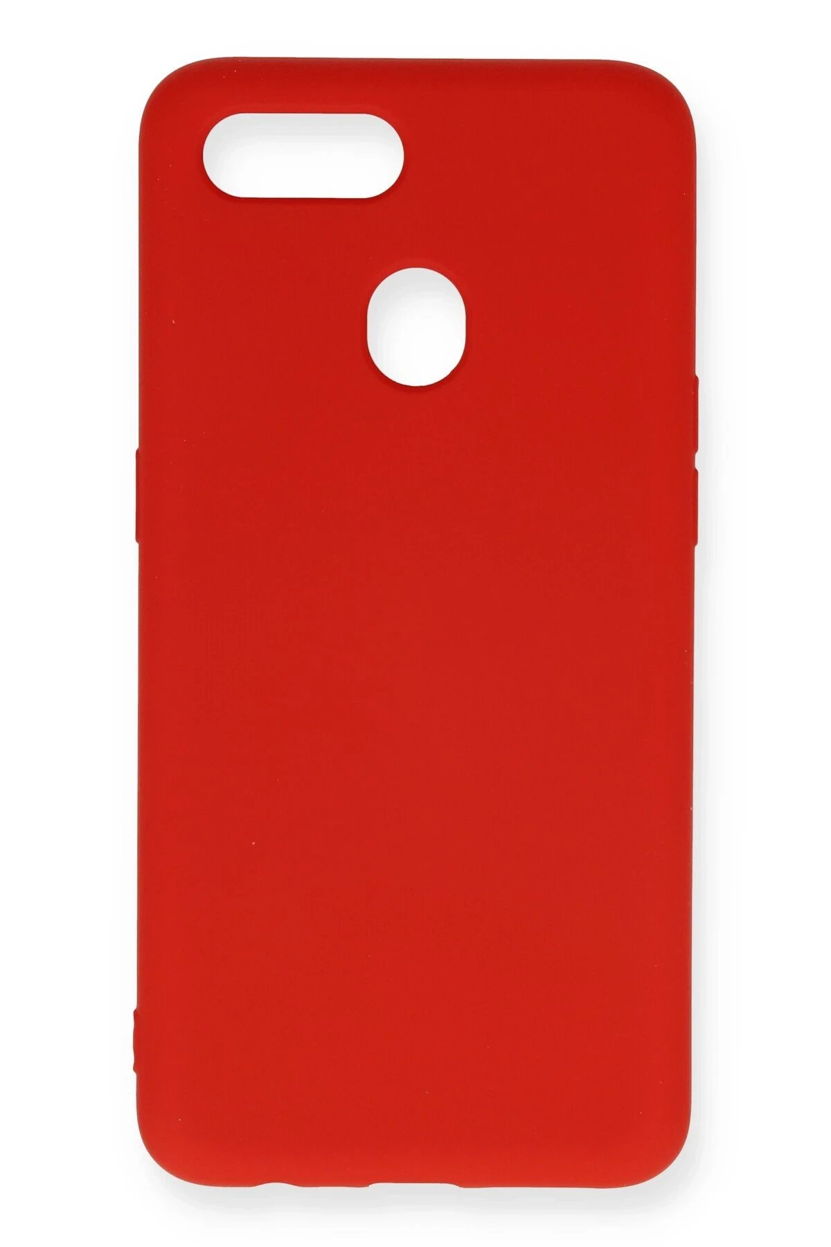 Newface Oppo A12 Kılıf Nano içi Kadife Silikon - Kırmızı