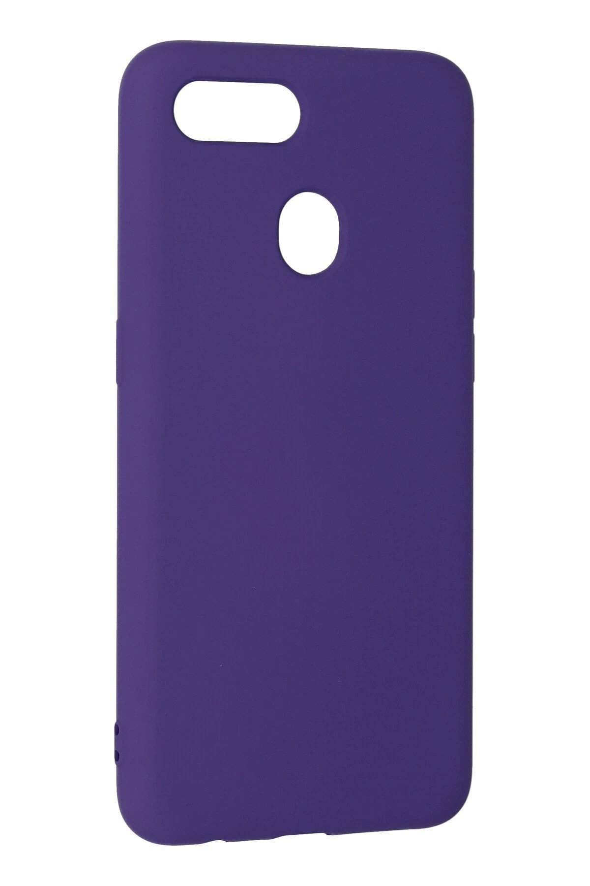 Newface Oppo A12 Kılıf Nano içi Kadife Silikon - Mor