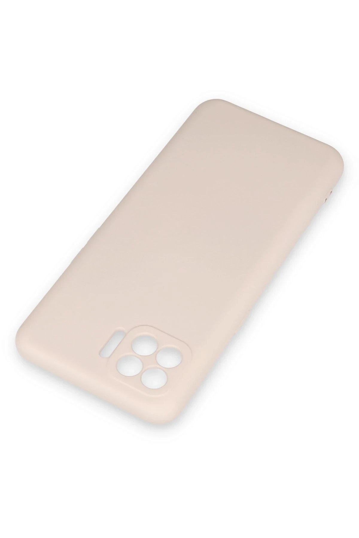 Newface Oppo Reno 4 Lite Kılıf Nano içi Kadife Silikon - Pudra