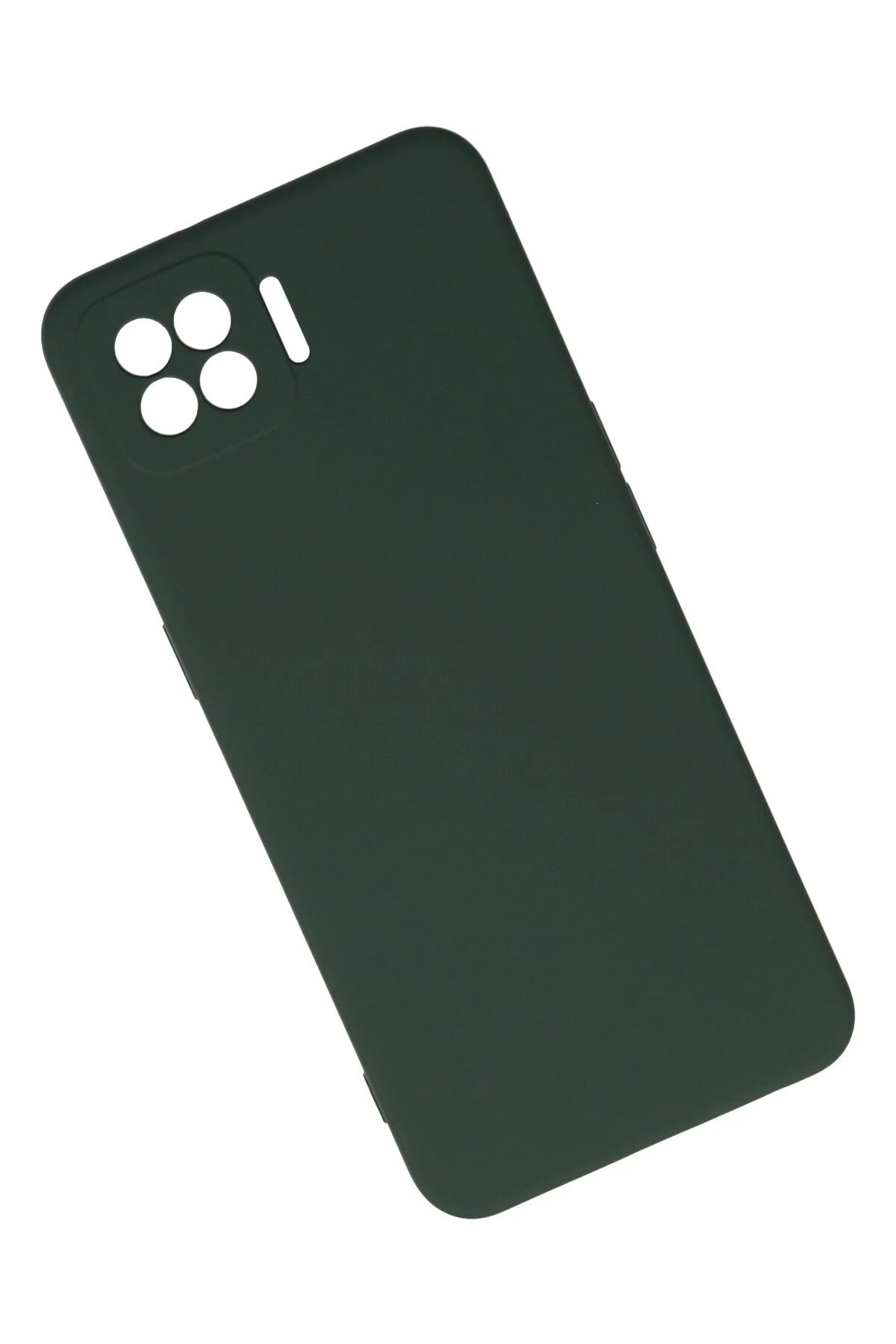 Newface Oppo A73 Kılıf Nano içi Kadife Silikon - Koyu Yeşil