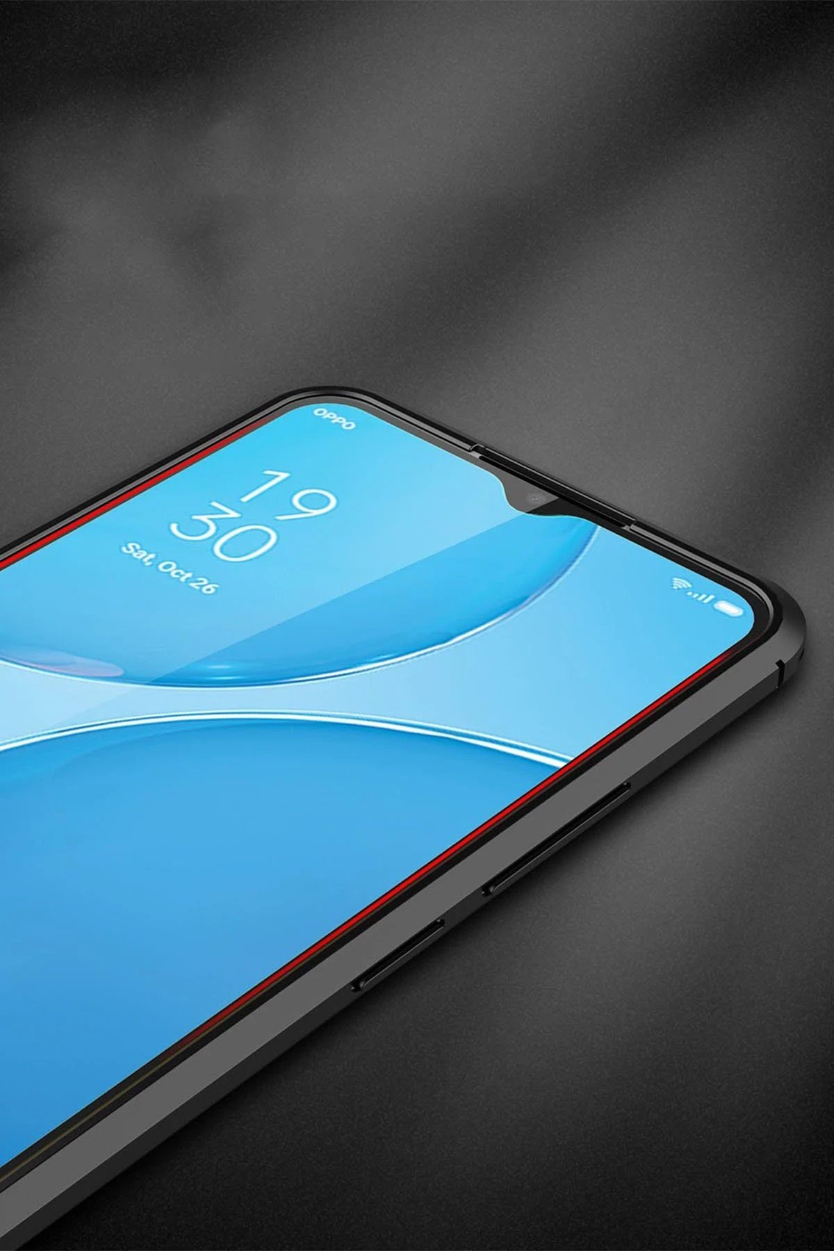 Newface Oppo A15 Kılıf Auto Focus Kapak - Siyah