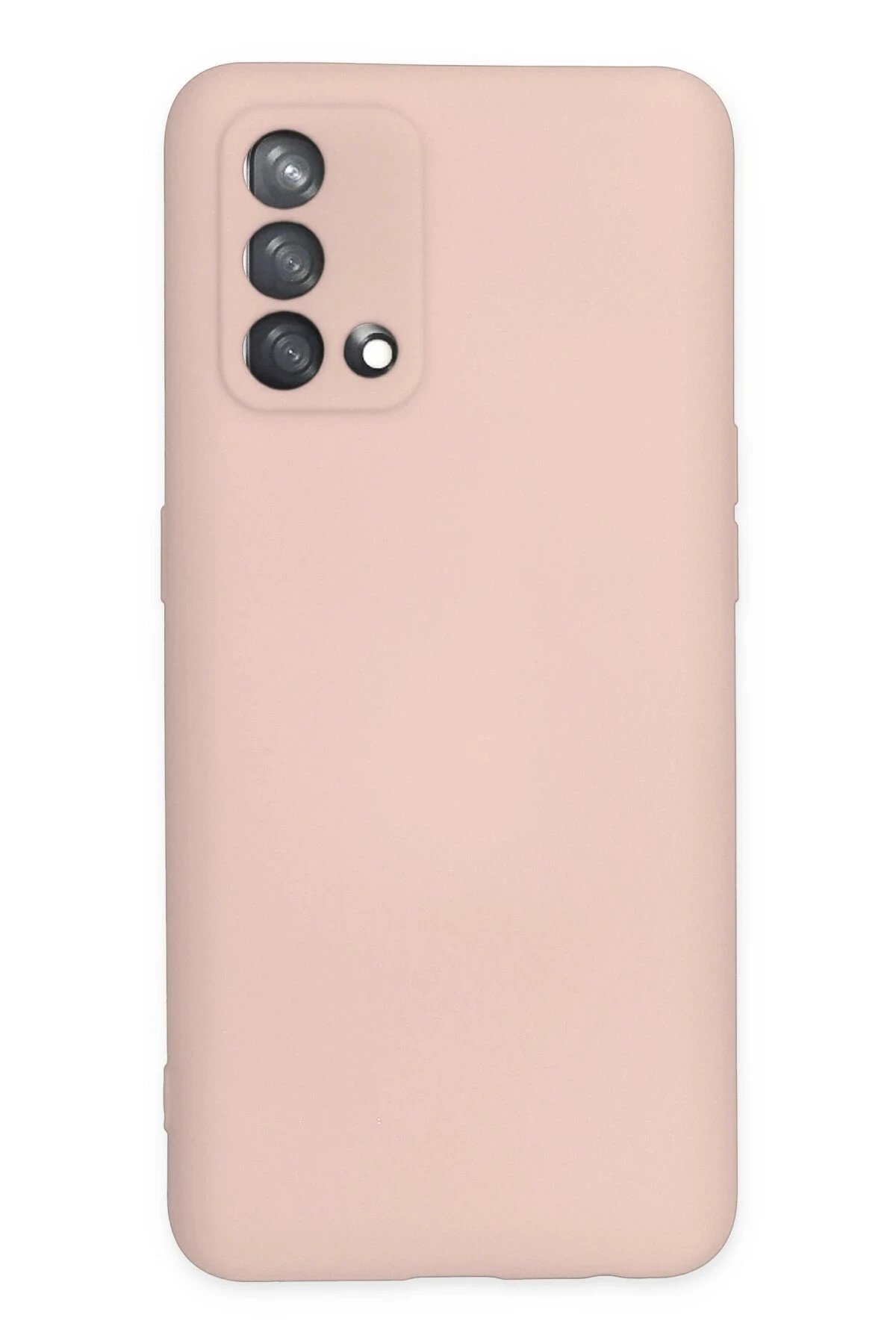 Newface Oppo A74 4G Kılıf Nano içi Kadife Silikon - Pudra