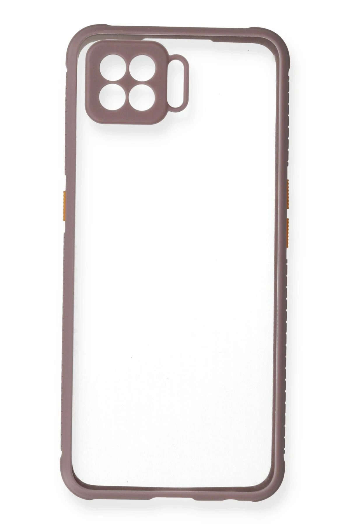 Newface Oppo A73 Kılıf Miami Şeffaf Silikon - Açık Mor