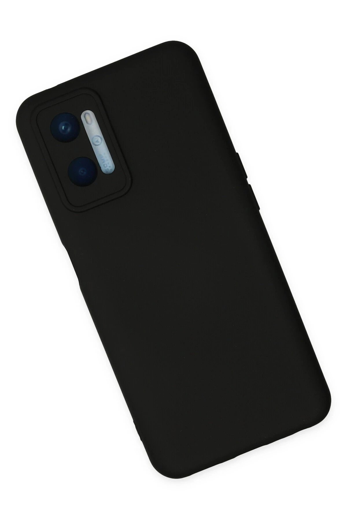 Newface Oppo A96 Kılıf Nano içi Kadife Silikon - Siyah