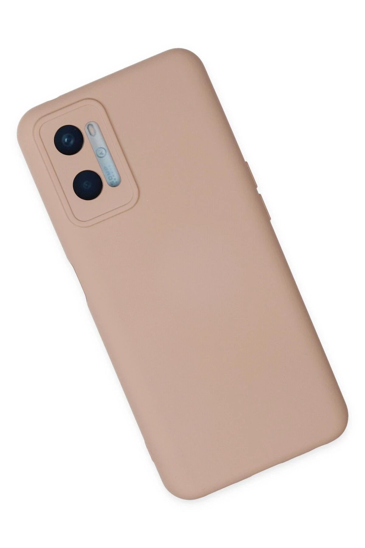 Newface Oppo A96 Kılıf Nano içi Kadife Silikon - Pudra