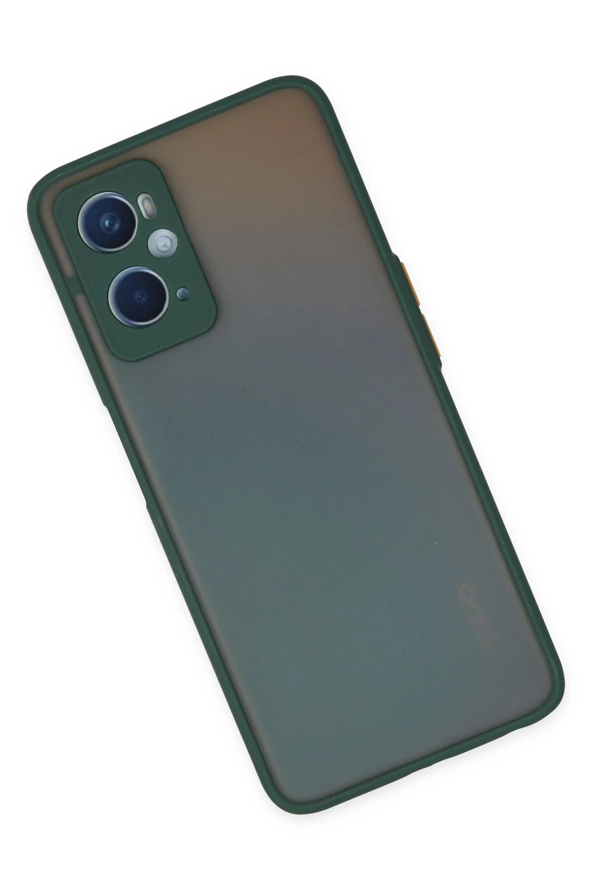 Newface Oppo A96 Kılıf Montreal Silikon Kapak - Yeşil