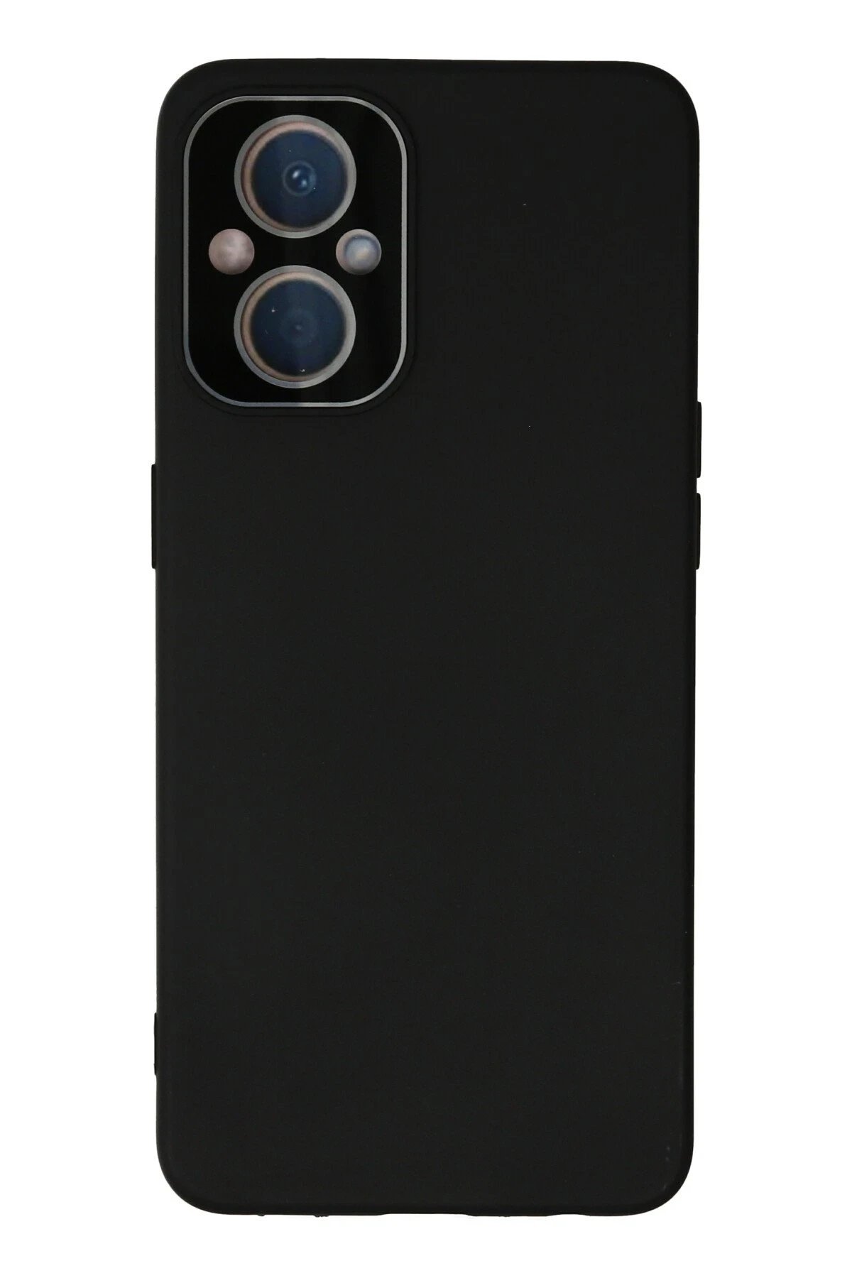 Newface Oppo Reno 7 Lite Kılıf Lansman Glass Kapak - Siyah