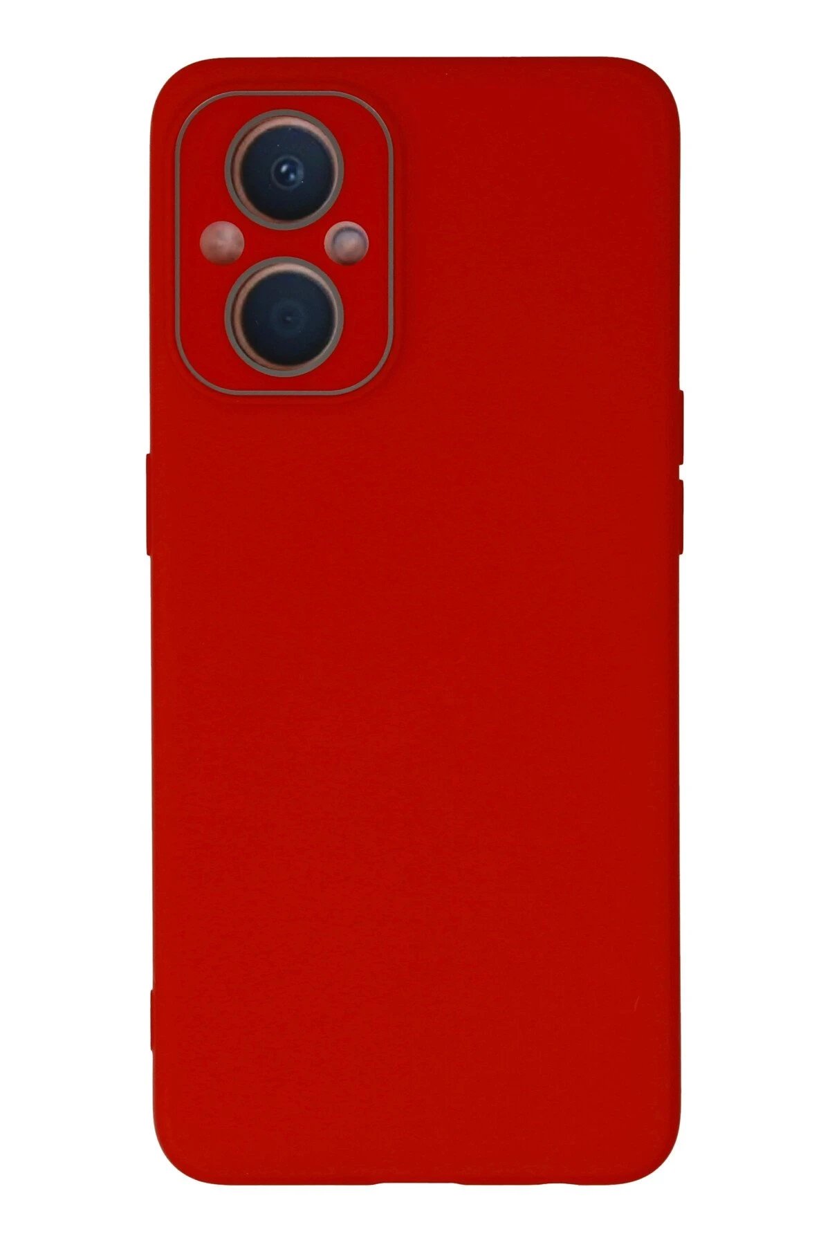 Newface Oppo Reno 7 Lite Kılıf Lansman Glass Kapak - Kırmızı