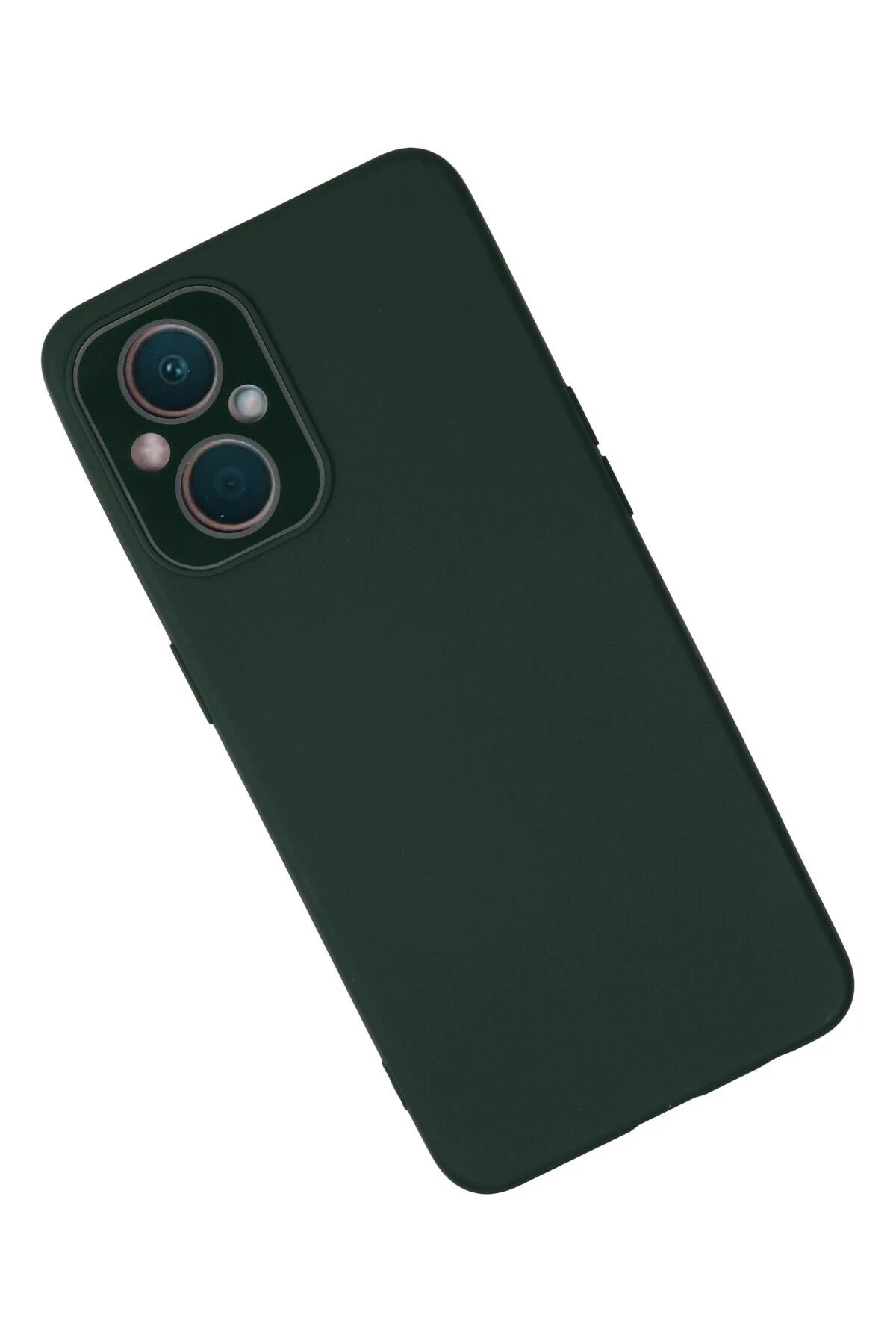 Newface Oppo Reno 7 Lite Kılıf Lansman Glass Kapak - Koyu Yeşil