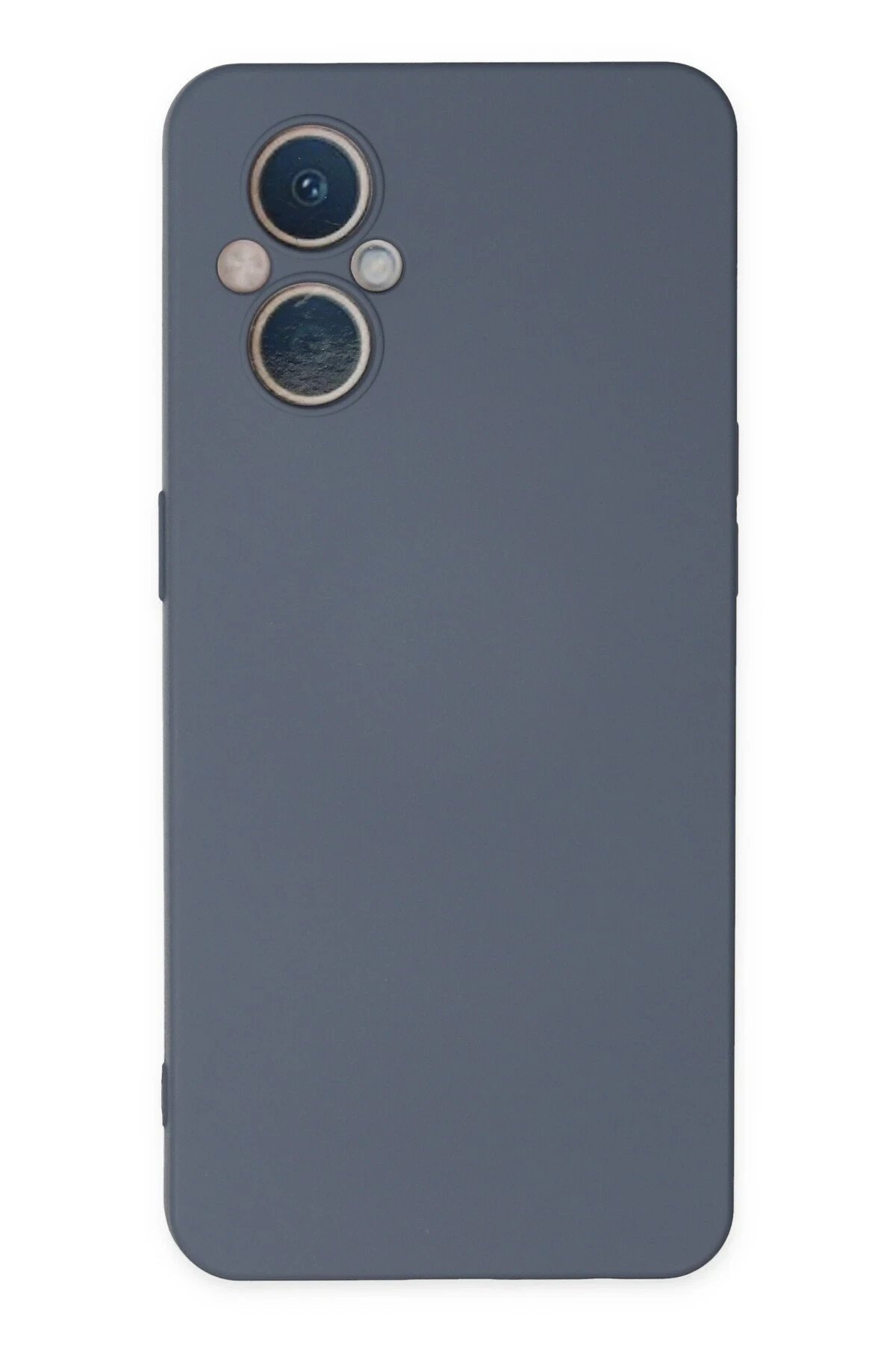 Newface Oppo Reno 7 Lite Kılıf Nano içi Kadife Silikon - Gri