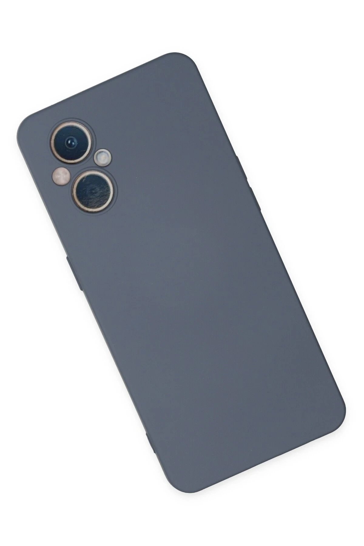 Newface Oppo Reno 7 Lite Kılıf Nano içi Kadife Silikon - Gri