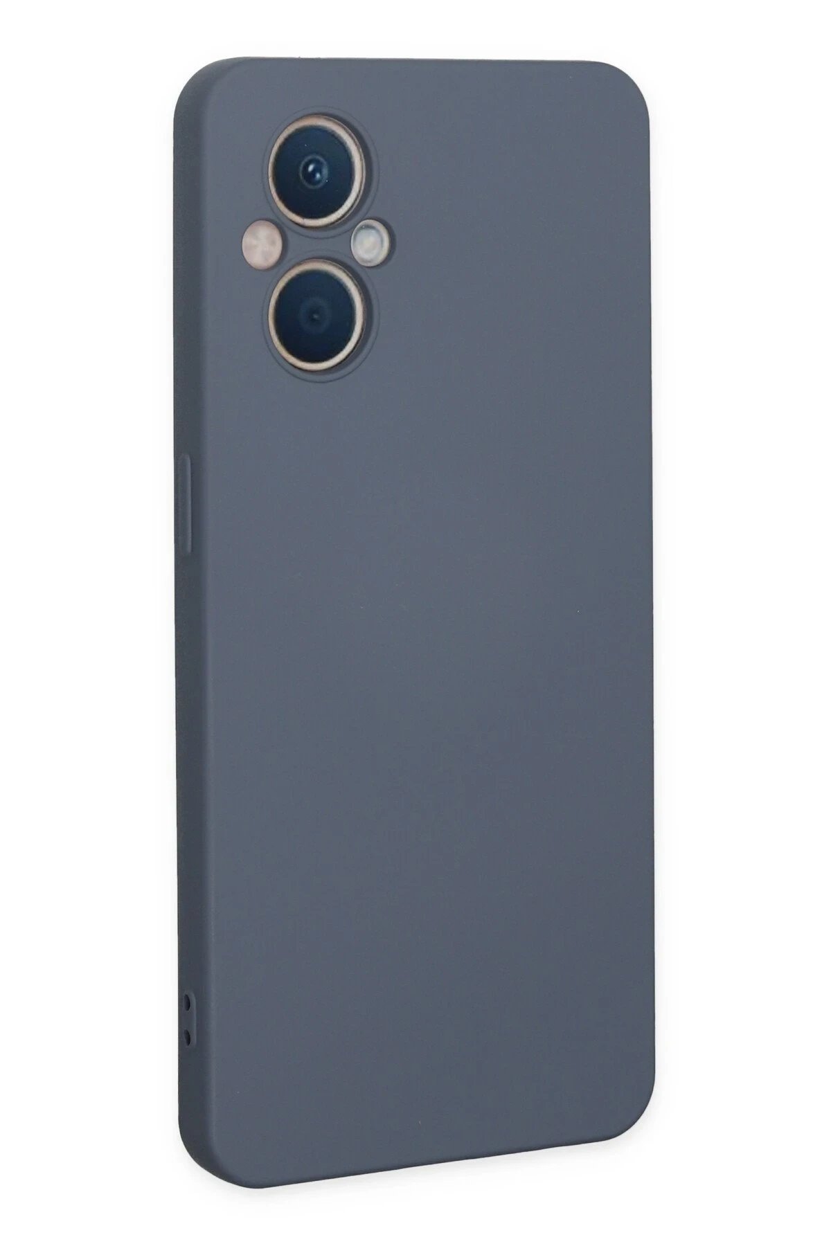 Newface Oppo Reno 7 Lite Kılıf Nano içi Kadife Silikon - Gri