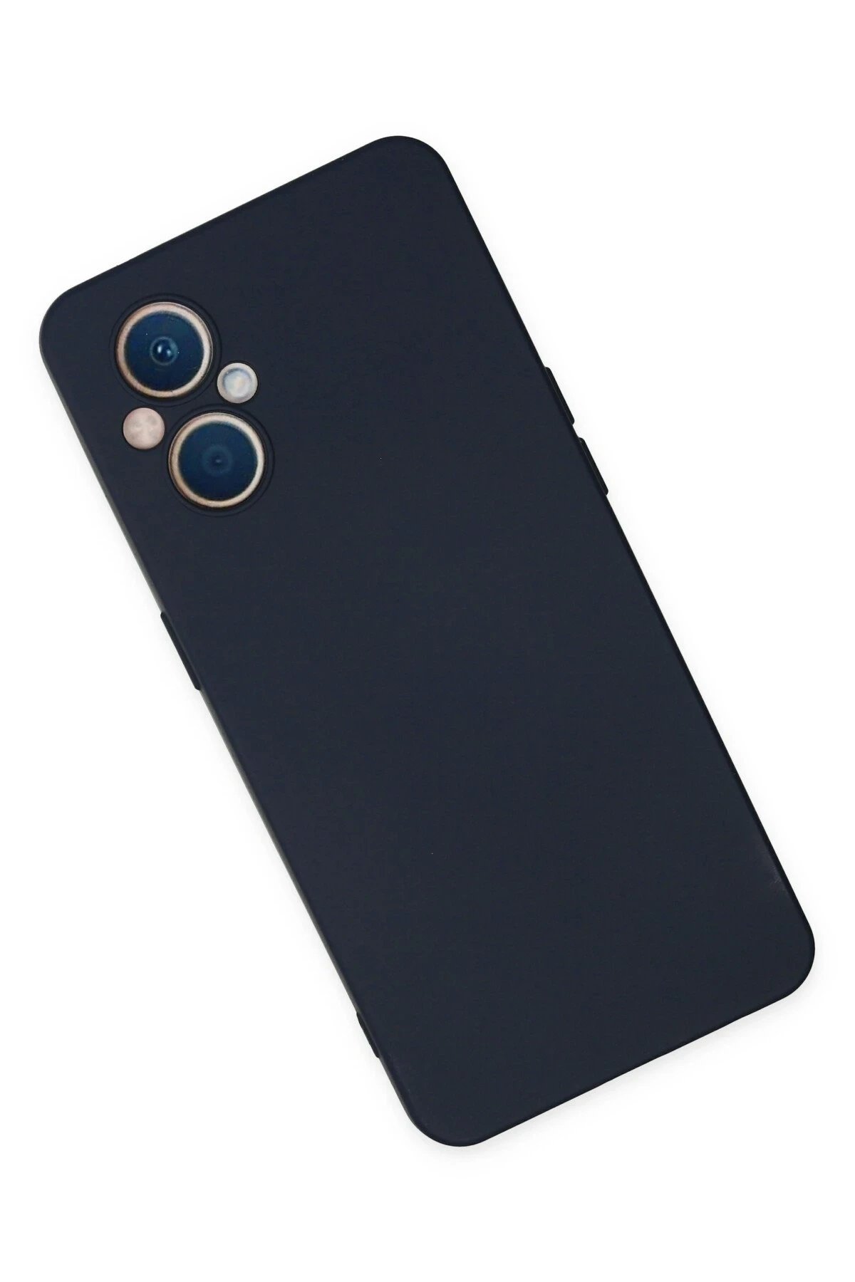 Newface Oppo Reno 7 Lite Kılıf Nano içi Kadife Silikon - Lacivert