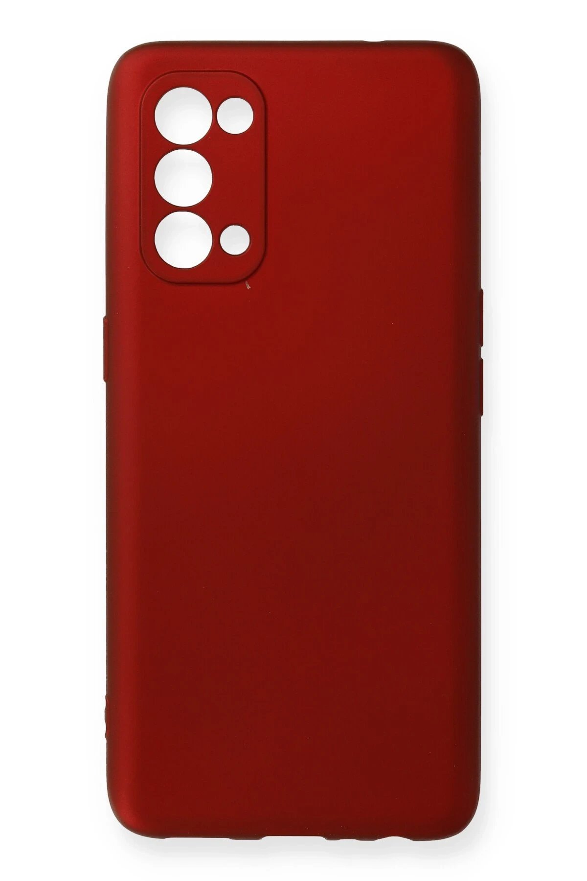 Newface Oppo Reno 5 Pro Kılıf First Silikon - Bordo