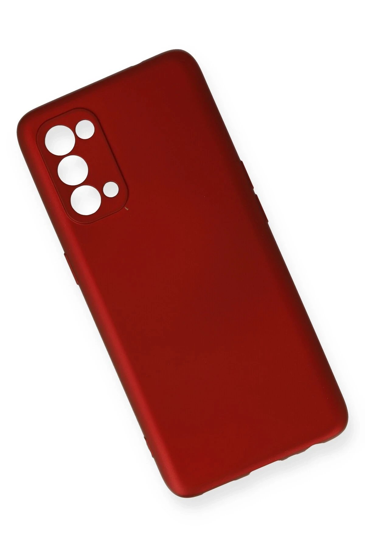 Newface Oppo Reno 5 Pro Kılıf First Silikon - Bordo