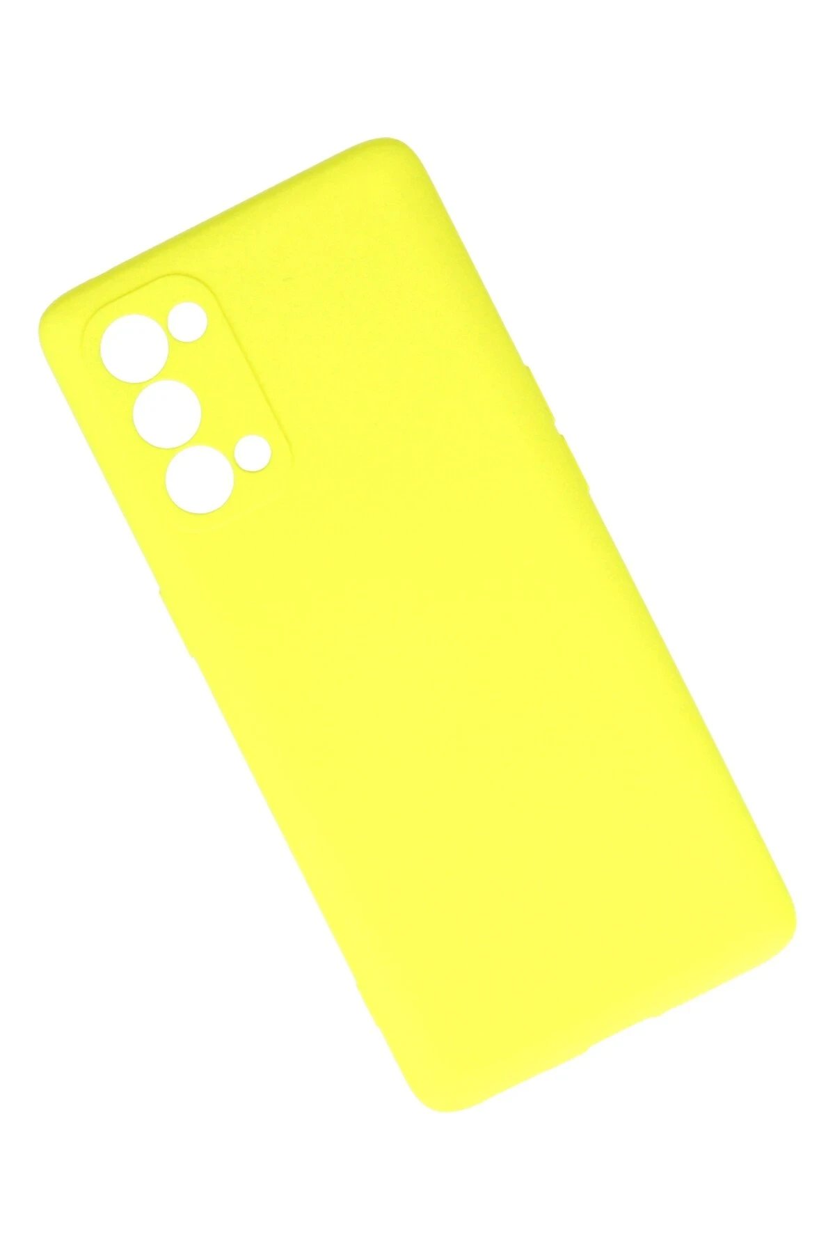 Newface Oppo Reno 5 Pro Kılıf First Silikon - Sarı