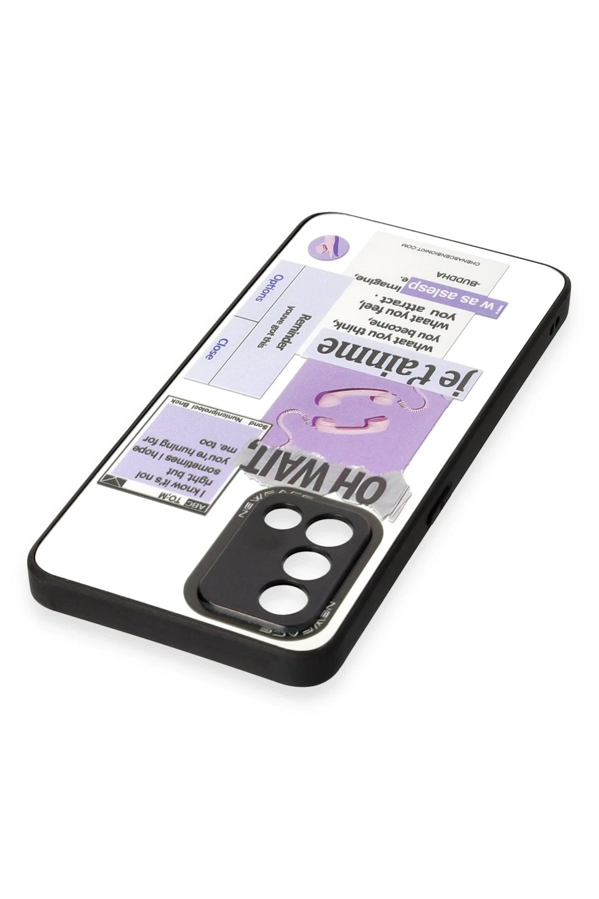 Newface Oppo A74 4G Kılıf Mirror Desenli Kapak - Mirror - 4