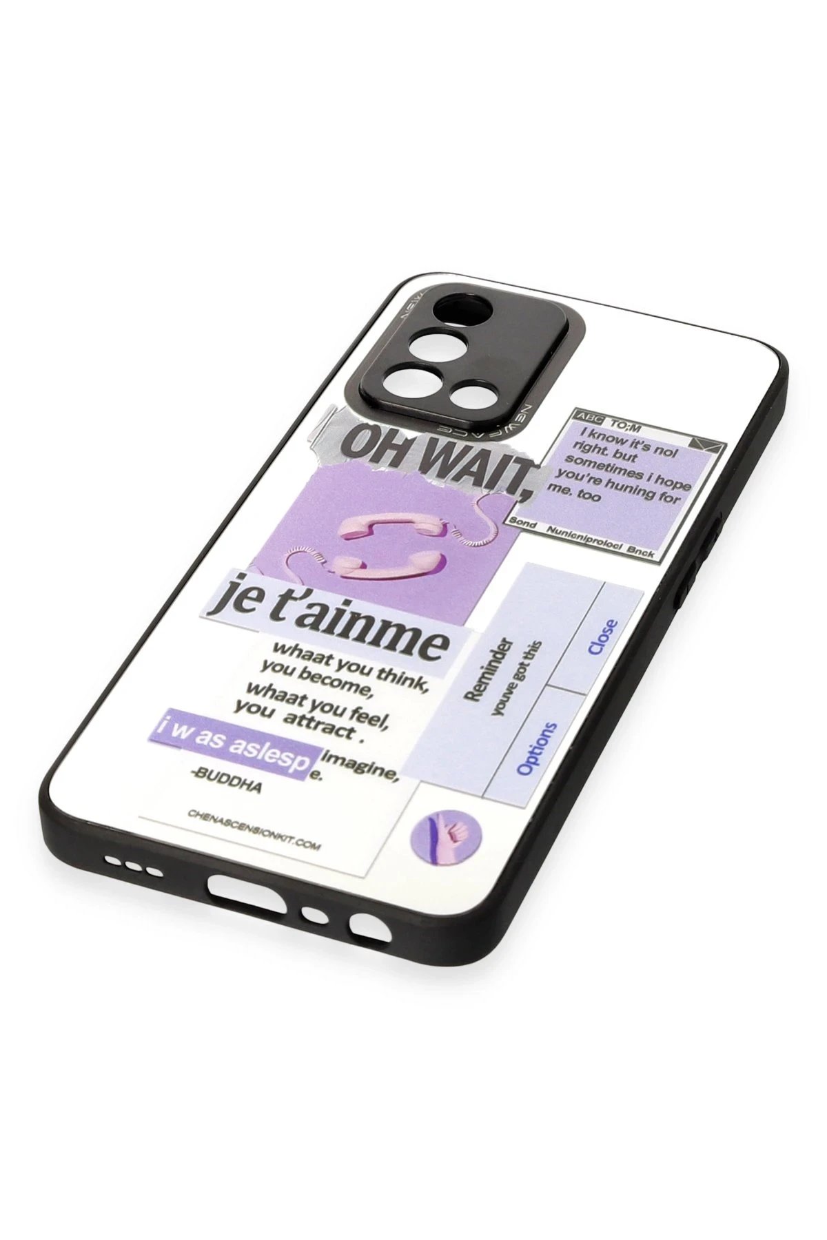 Newface Oppo A74 4G Kılıf Mirror Desenli Kapak - Mirror - 4