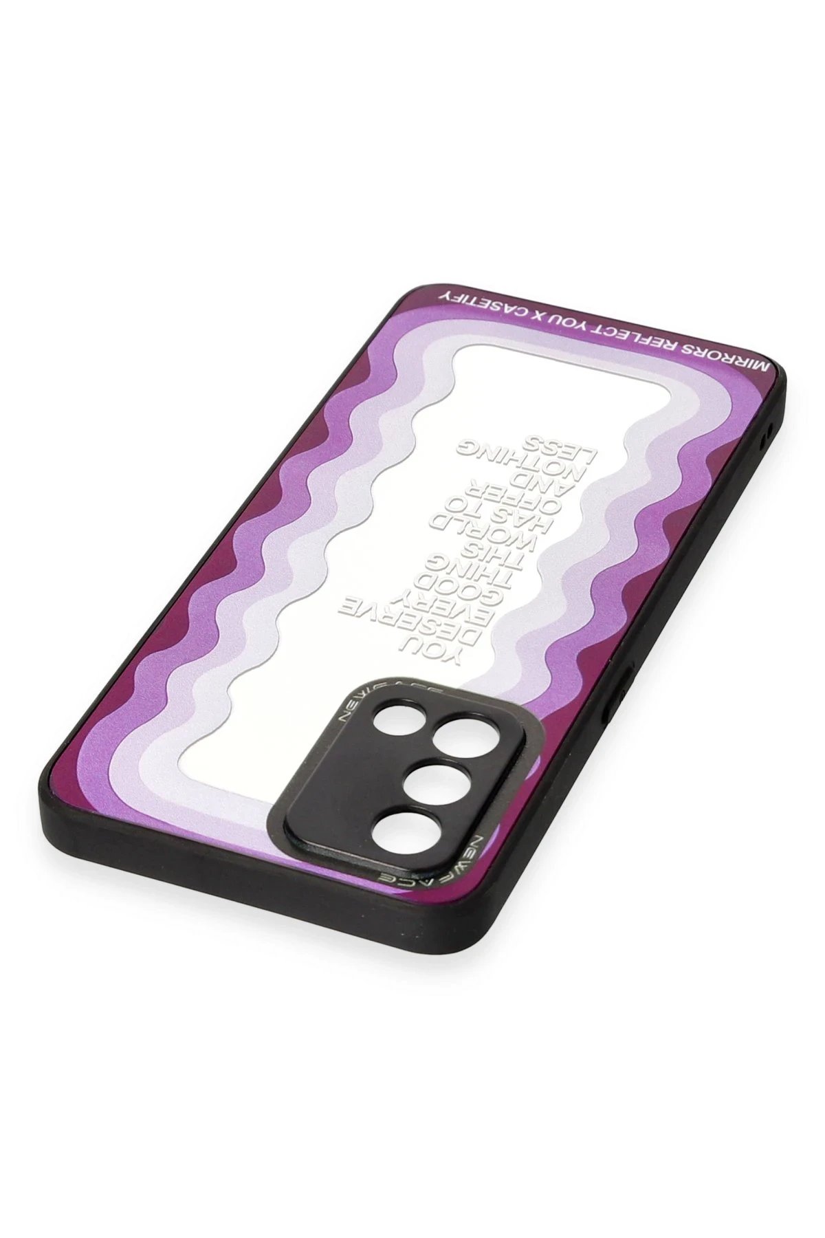 Newface Oppo A74 4G Kılıf Mirror Desenli Kapak - Mirror - 5