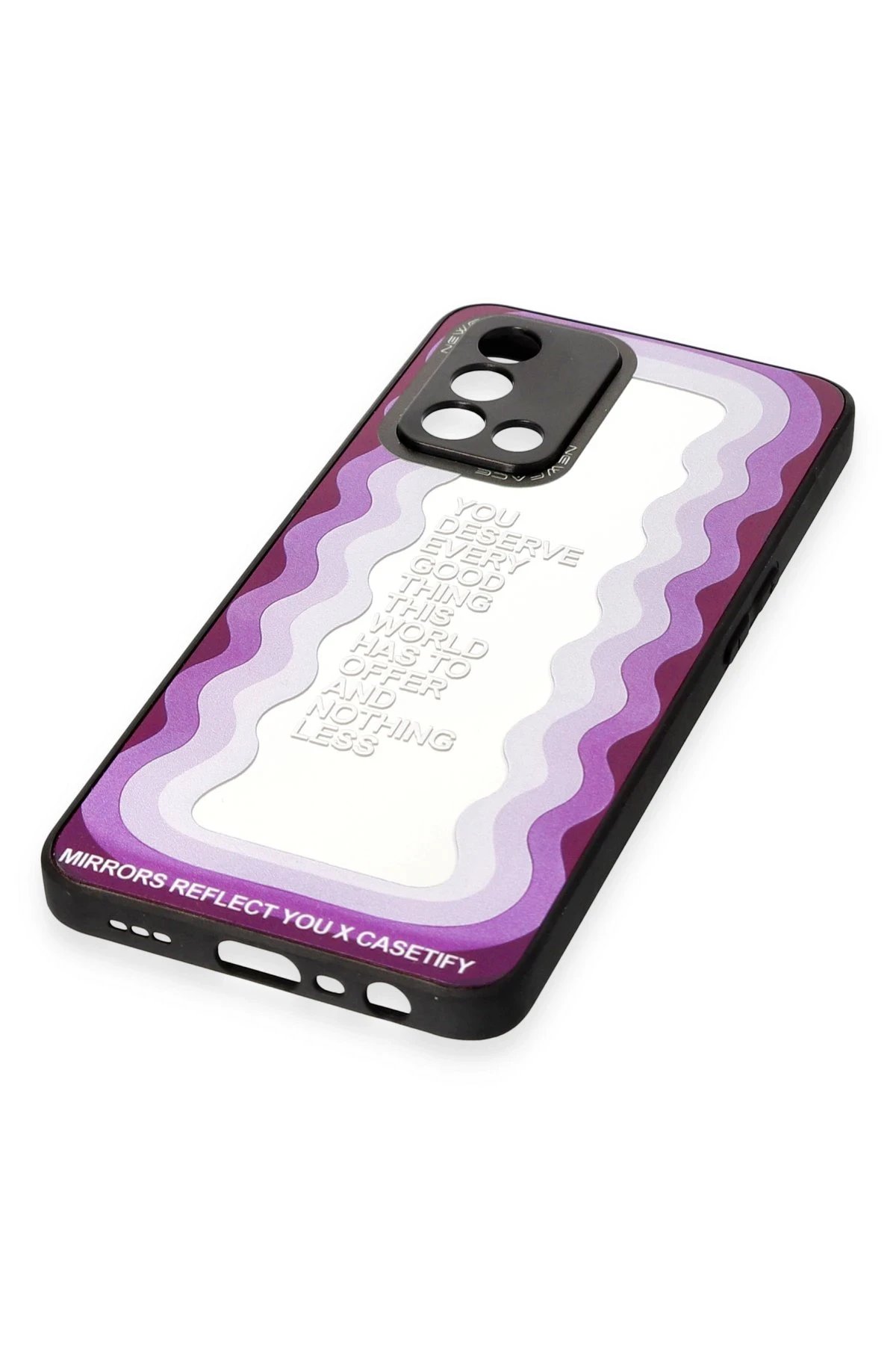 Newface Oppo A74 4G Kılıf Mirror Desenli Kapak - Mirror - 5