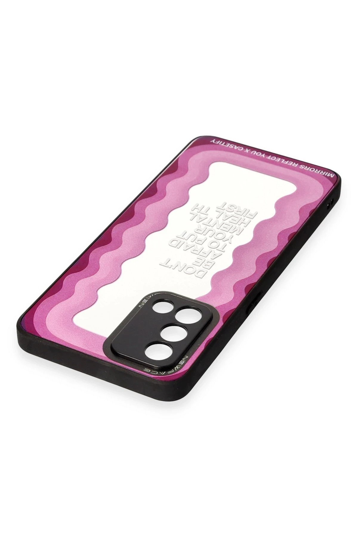 Newface Oppo A74 4G Kılıf Mirror Desenli Kapak - Mirror - 11