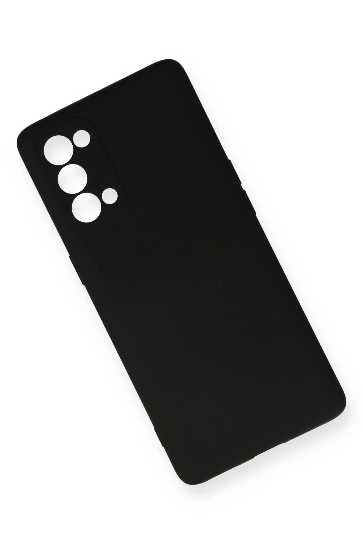 Newface Oppo Reno 5 Kılıf Nano içi Kadife Silikon - Siyah