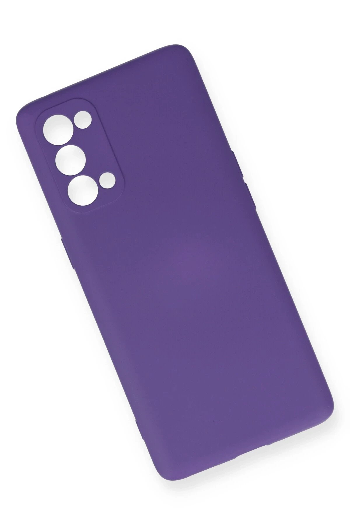 Newface Oppo Reno 5 Pro Kılıf Nano içi Kadife Silikon - Mor