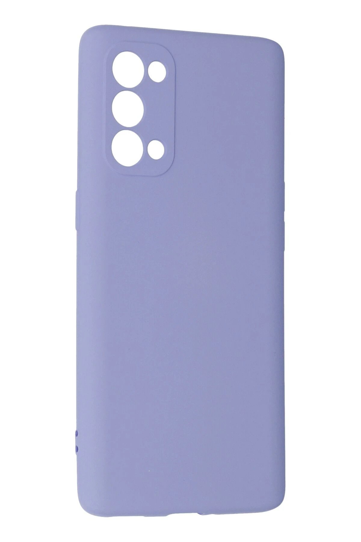 Newface Oppo Reno 5 Pro Kılıf Nano içi Kadife Silikon - Lila