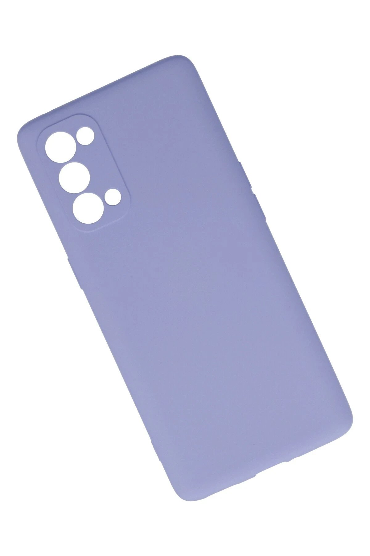 Newface Oppo Reno 5 Pro Kılıf Nano içi Kadife Silikon - Lila