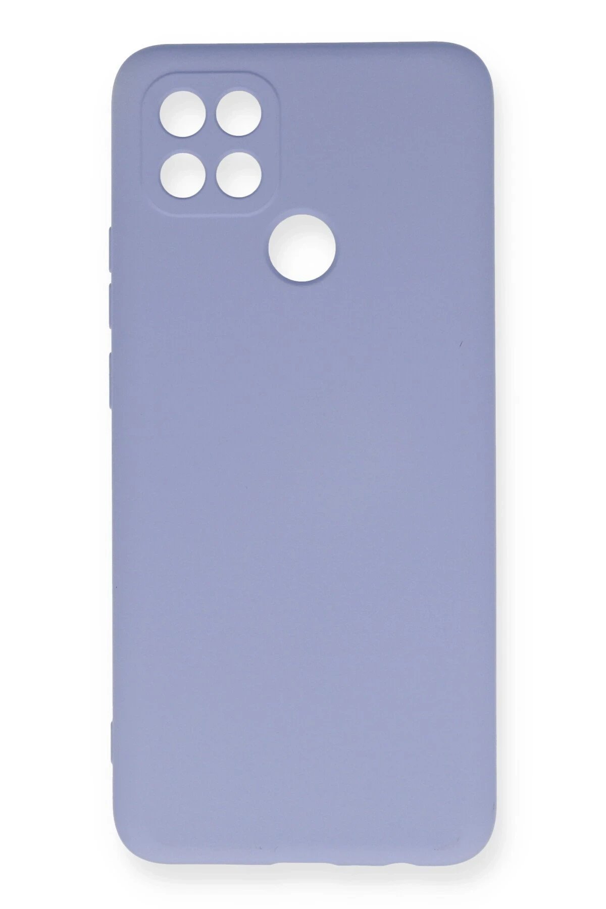 Newface Oppo A15 Kılıf Nano içi Kadife Silikon - Lila