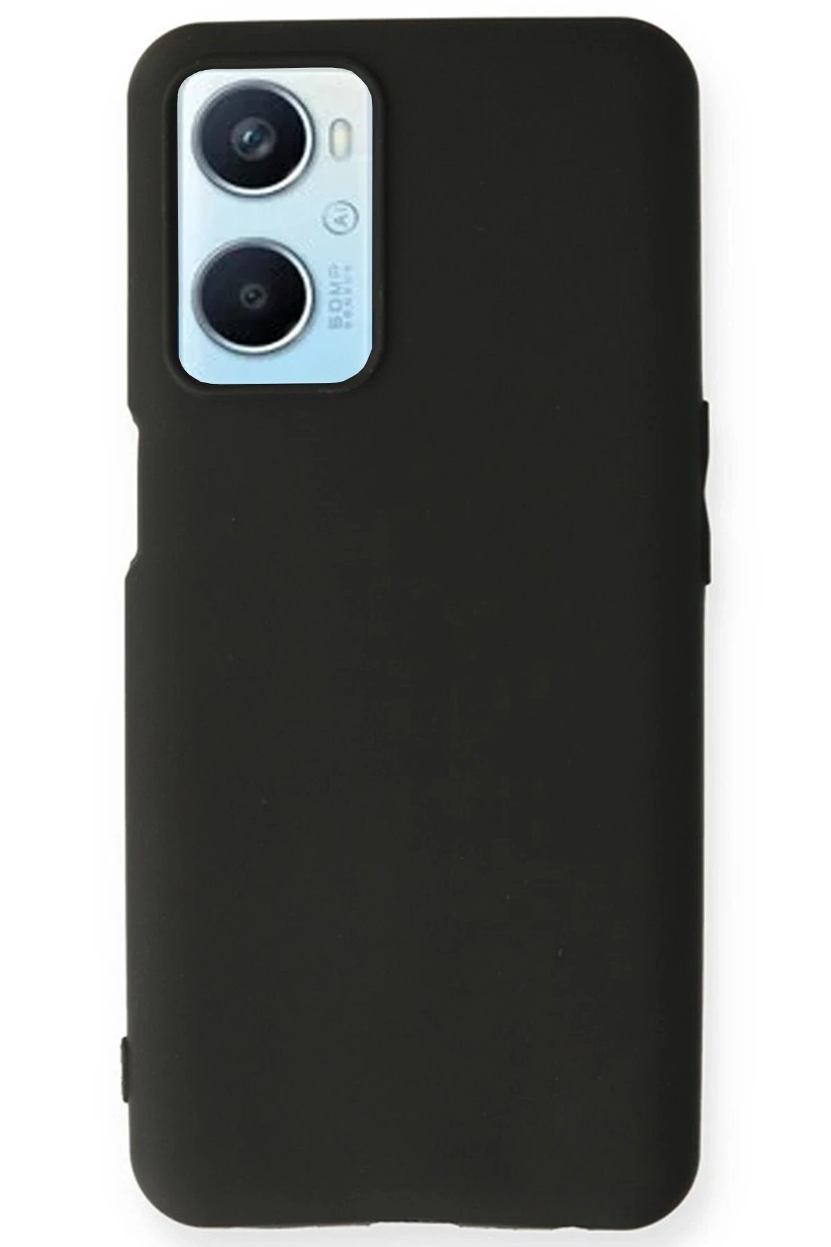 Newface Oppo A96 Kılıf First Silikon - Siyah