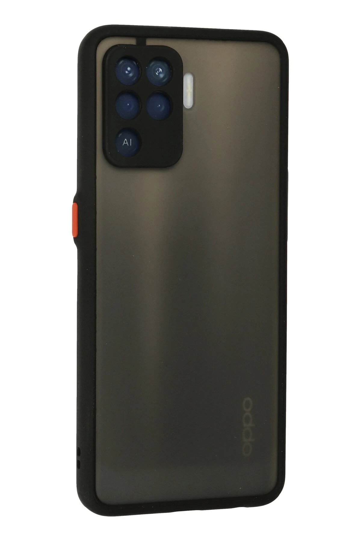 Newface Oppo Reno 5 Lite Kılıf Montreal Silikon Kapak - Siyah