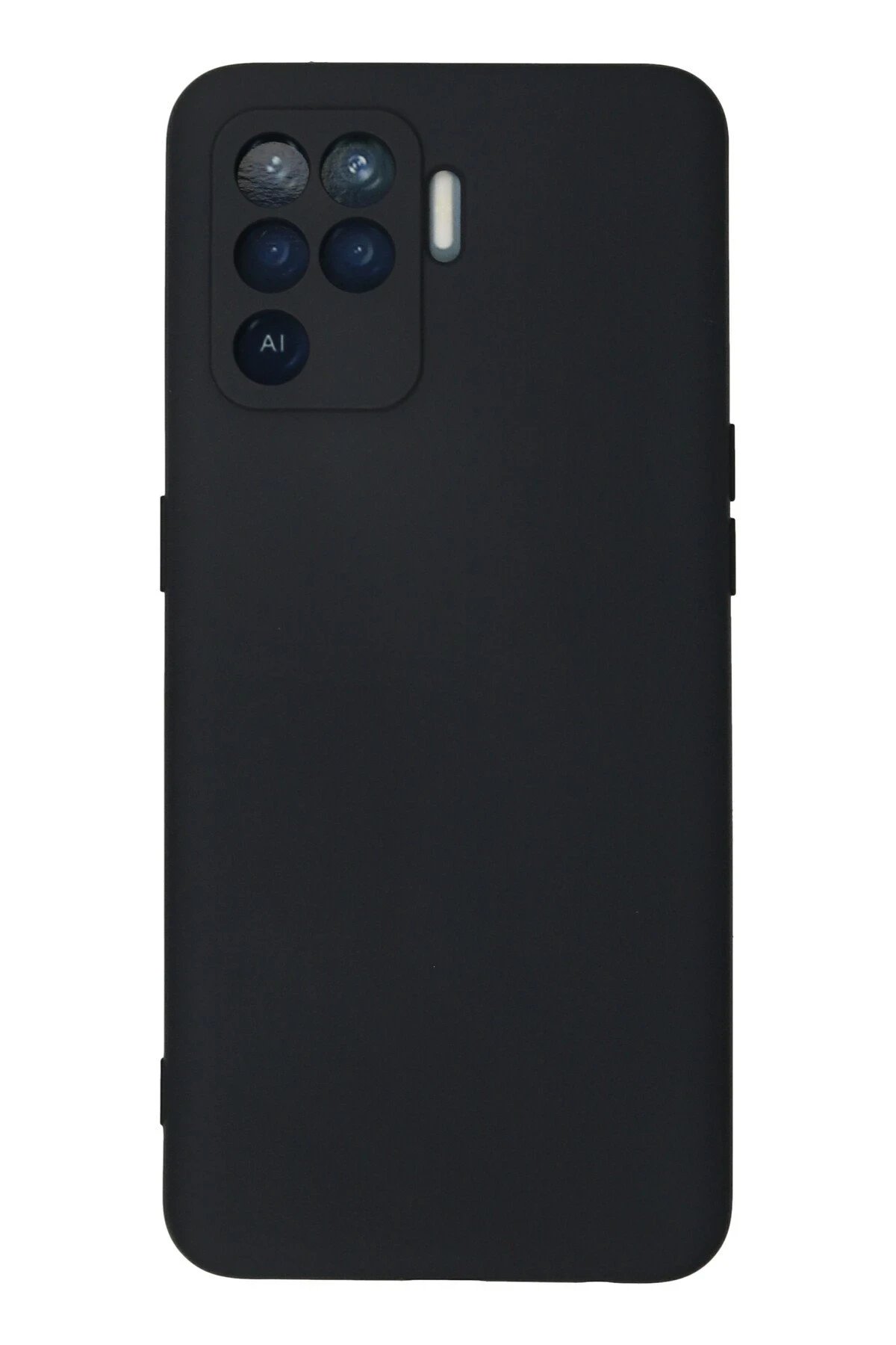 Newface Oppo Reno 5 Lite Kılıf Nano içi Kadife Silikon - Lacivert