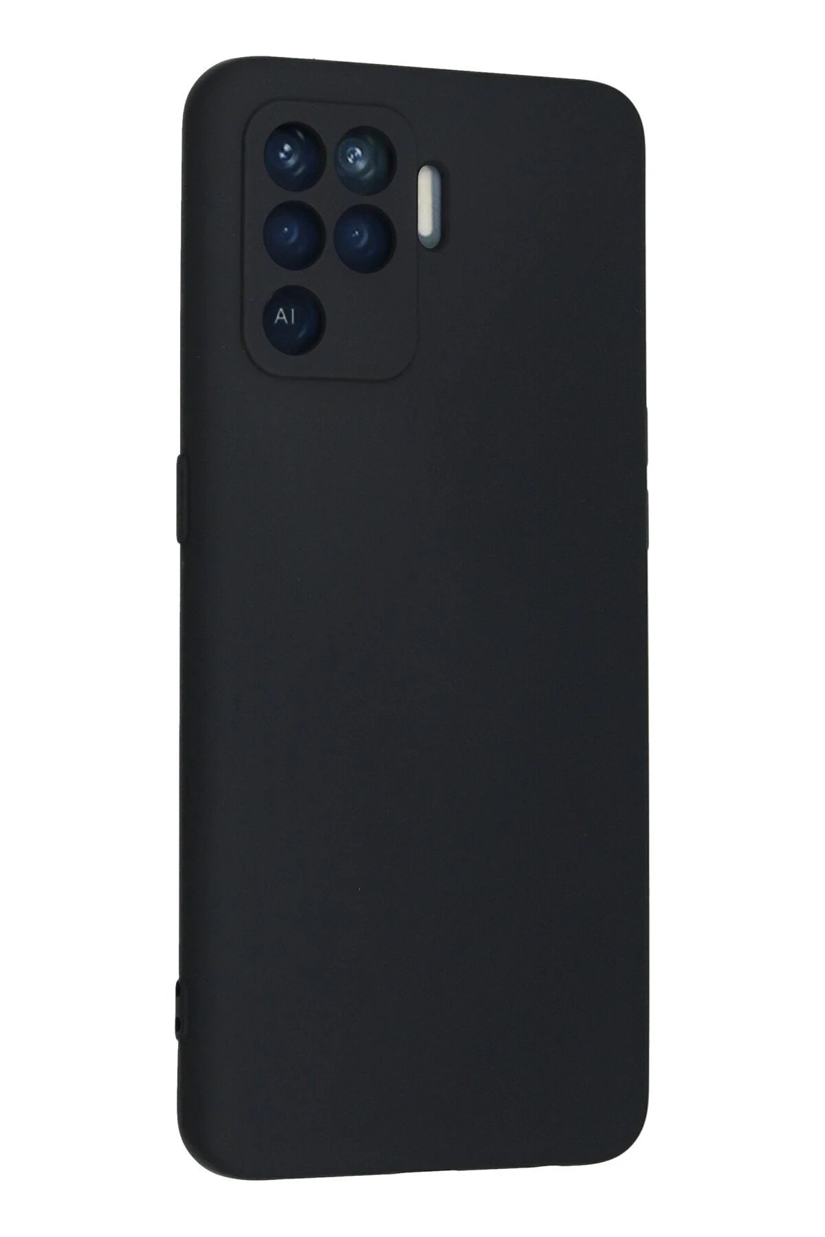 Newface Oppo Reno 5 Lite Kılıf Nano içi Kadife Silikon - Lacivert