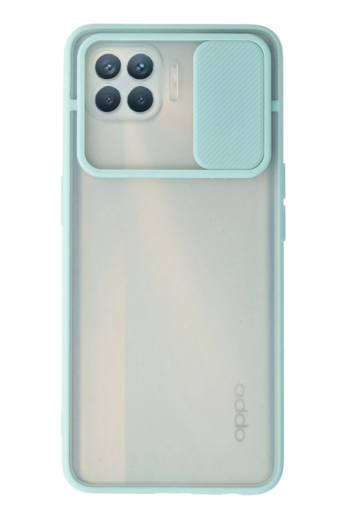 Newface Oppo Reno 4 Lite Kılıf Palm Buzlu Kamera Sürgülü Silikon uaz