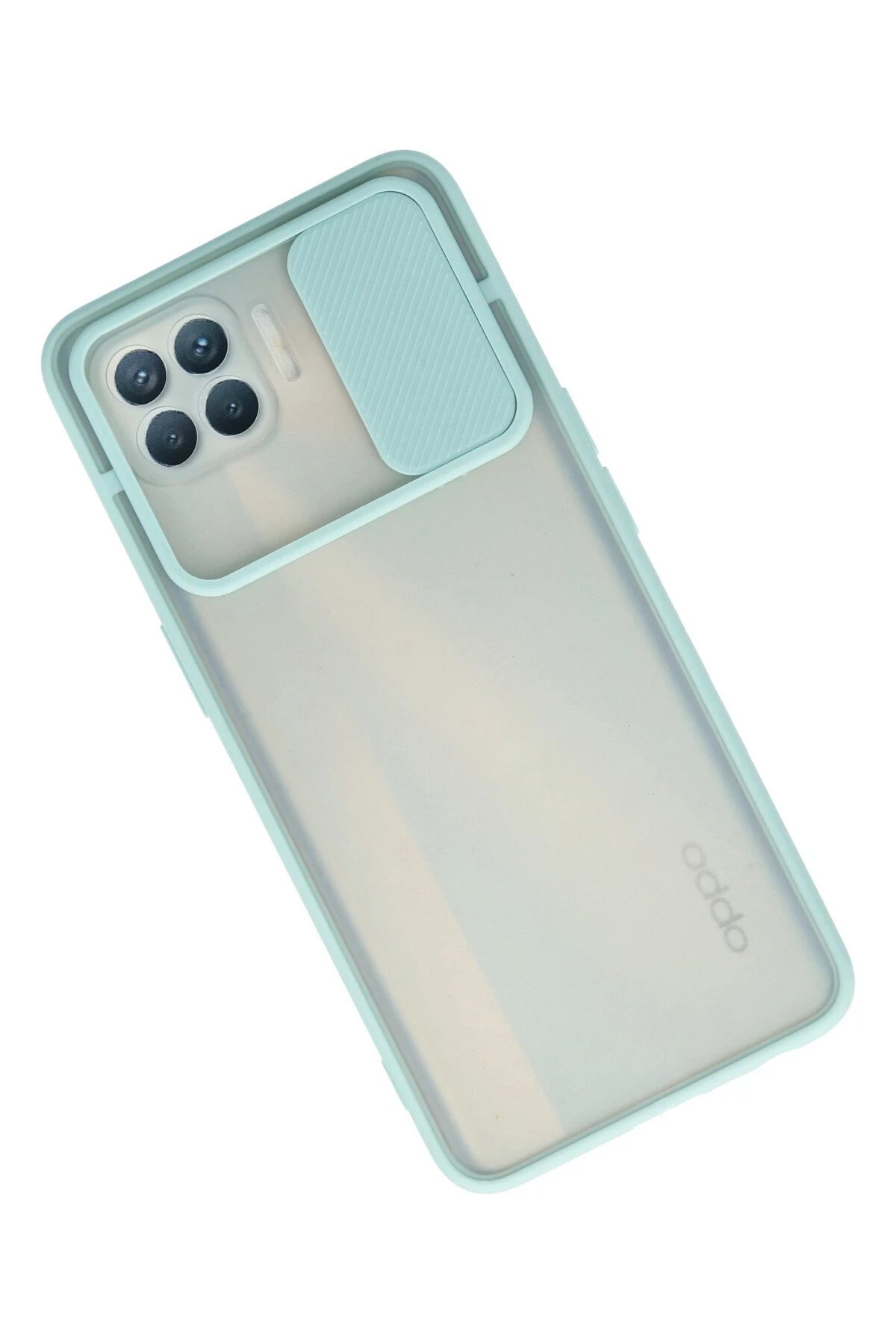 Newface Oppo Reno 4 Lite Kılıf Palm Buzlu Kamera Sürgülü Silikon uaz