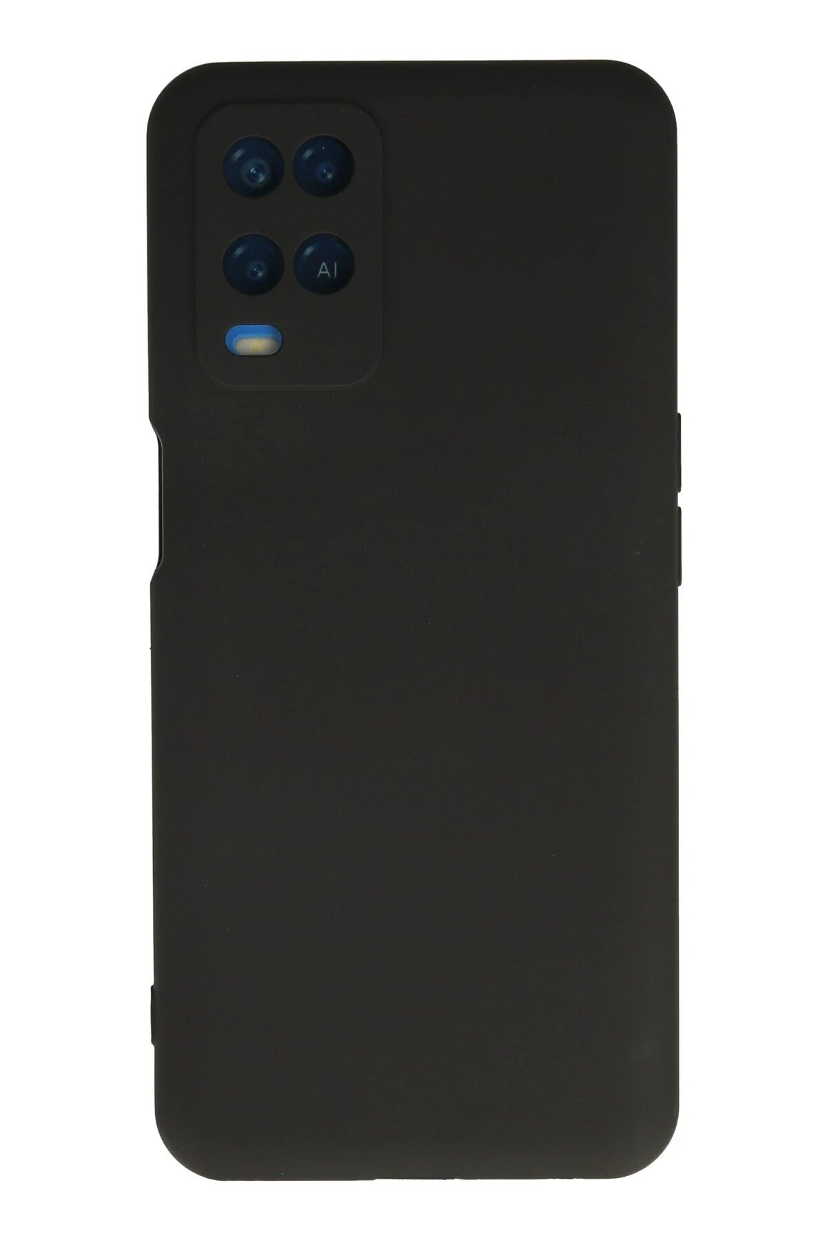 Newface Oppo A54 4G Kılıf Nano içi Kadife Silikon - Siyah