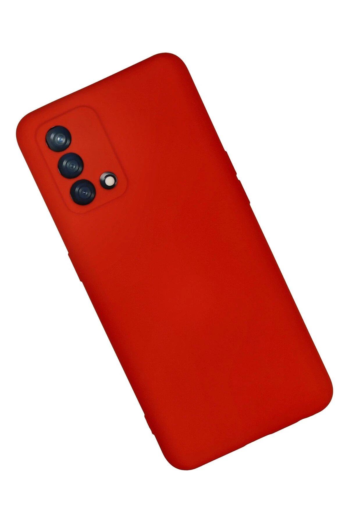 Newface Oppo A74 4G Kılıf Nano içi Kadife Silikon - Kırmızı