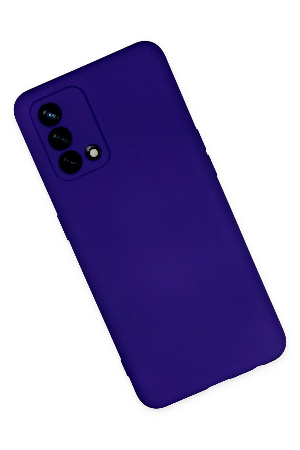 Newface Oppo A74 4G Kılıf Nano içi Kadife Silikon - Mor