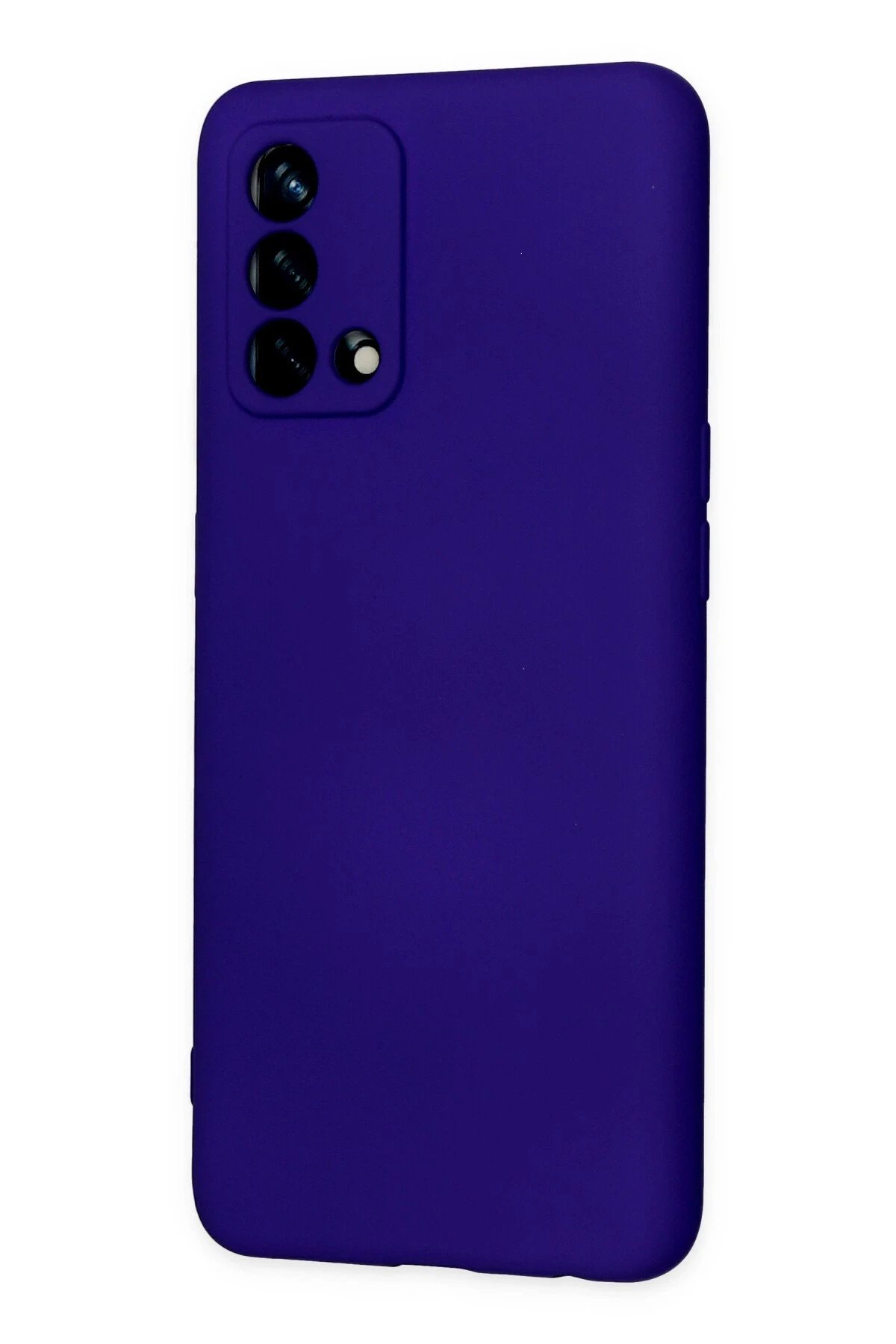 Newface Oppo A74 4G Kılıf Nano içi Kadife Silikon - Mor