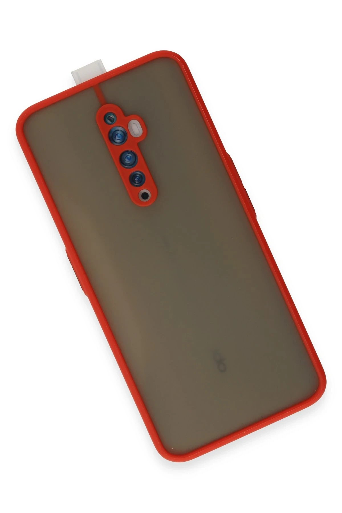 Newface Oppo Reno 2Z Kılıf Montreal Silikon Kapak - Kırmızı