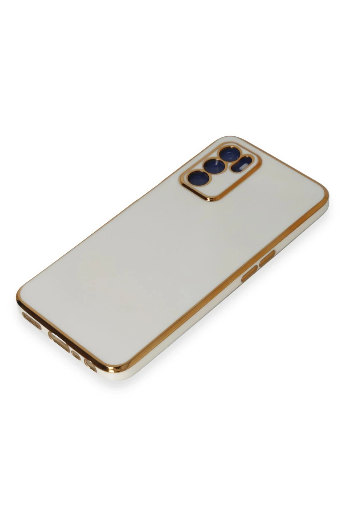 Newface Oppo A16 Kılıf Volet Silikon - Beyaz