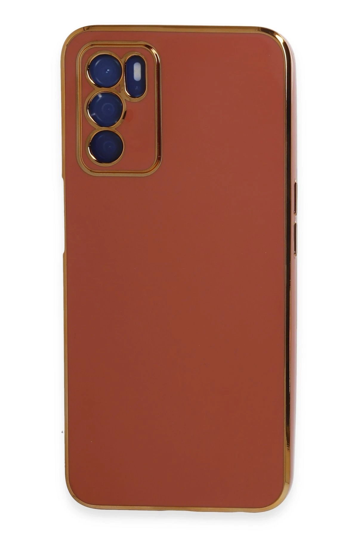 Newface Oppo A16 Kılıf Volet Silikon - Kırmızı