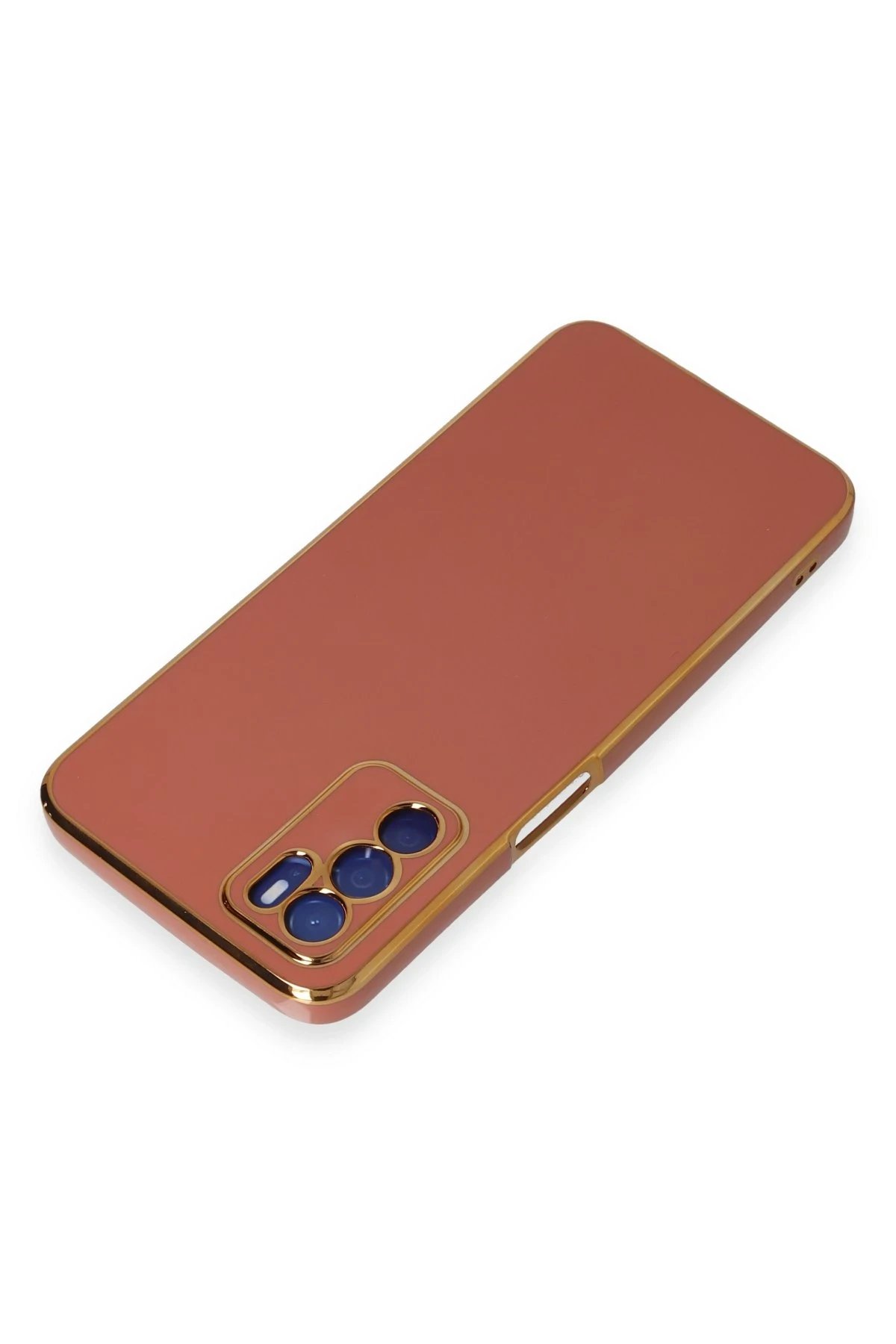 Newface Oppo A16 Kılıf Volet Silikon - Kırmızı