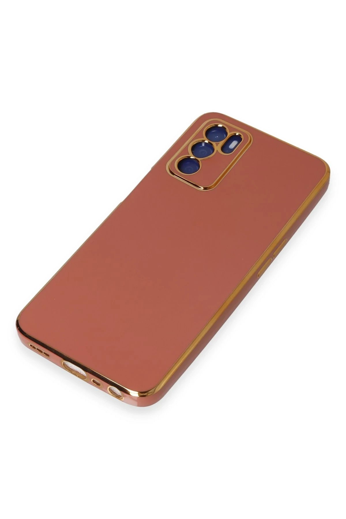 Newface Oppo A16 Kılıf Volet Silikon - Kırmızı