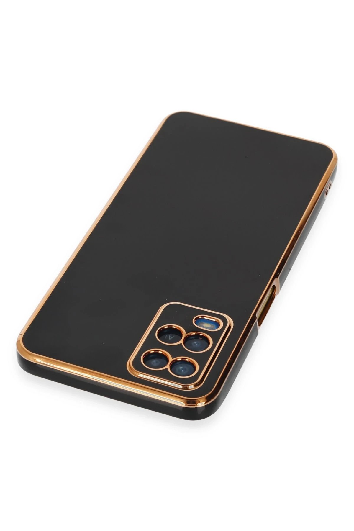 Newface Oppo A54 4G Kılıf Volet Silikon - Siyah